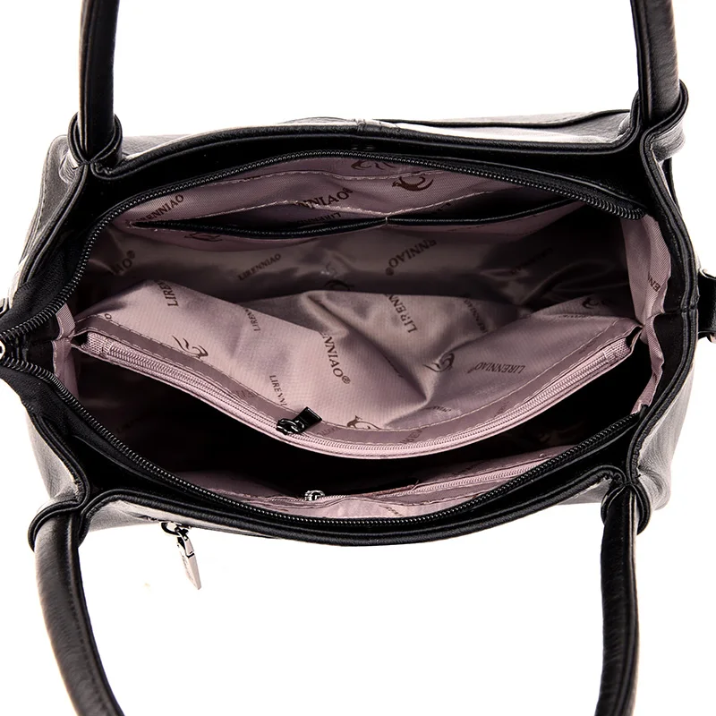 

Women's Bags Luxury Designer Handbags High Quality Soft Women's Leather Handbags Patchwork Shoulder CrossBody Bags