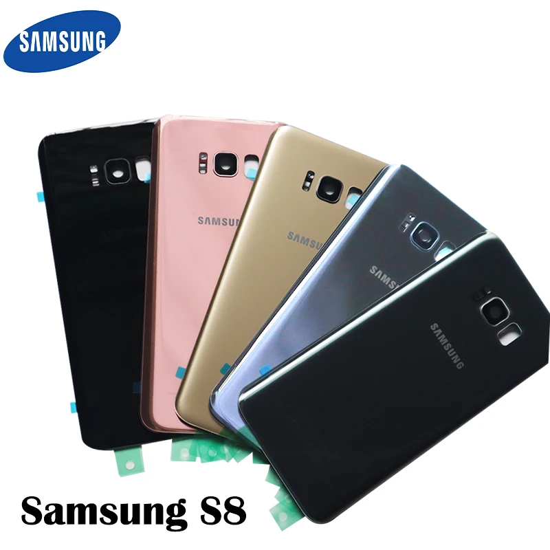 задняя крышка galaxy s8 Samsung Galaxy S8 оригинальная 3D стеклянный чехол для батареи samsung Plus