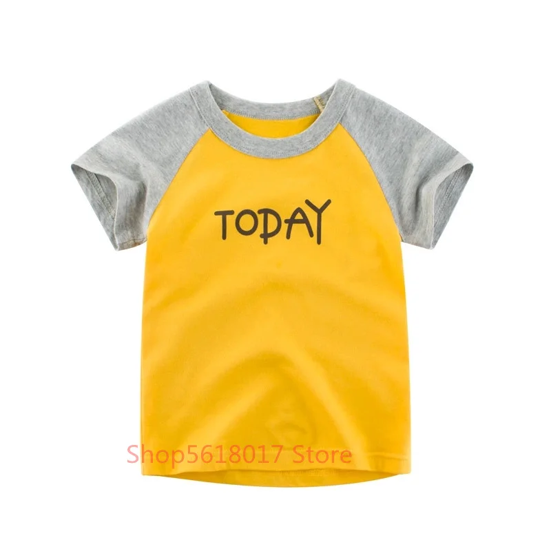 

Boys Car T-Shirt Tops Girls Kids Children Clothing Bear Print Short Sleeves Summer Clothes Cotton Cartoon Tee Toddler Infant