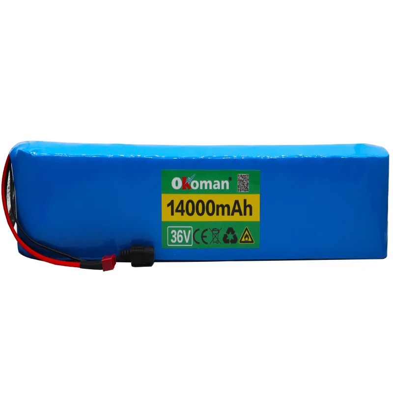 Аккумулятор высокой мощности и емкости 42V18650 36 В 10S4P 14Ah 600 Вт ebike электрический
