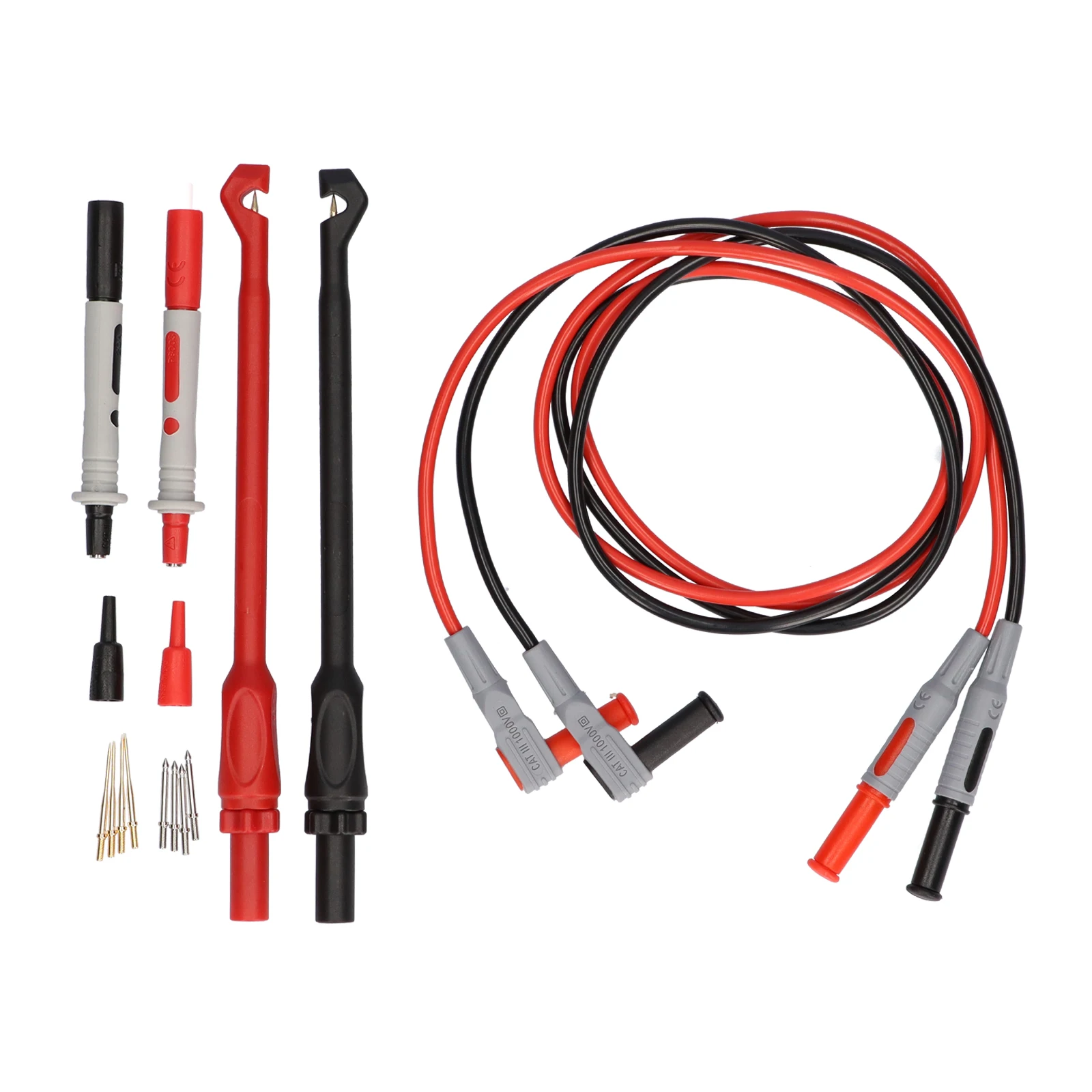 

Мультиметр P1033B, измерительные выводы, 16 шт., электрические испытательные выводы с 4 мм щупом с вилкой типа банан, простота в эксплуатации для ...