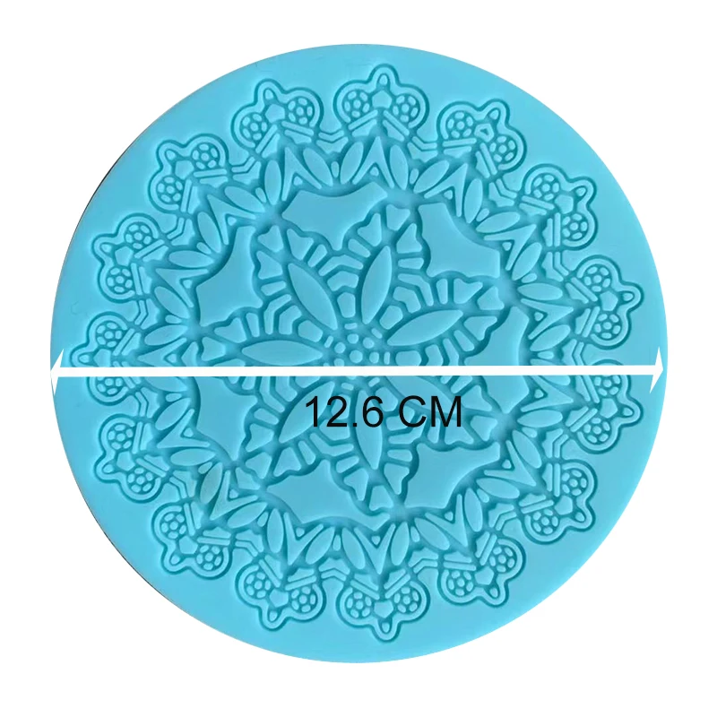 Форма цветка силиконовый кружевной коврик 3D помадка форма торт украшение