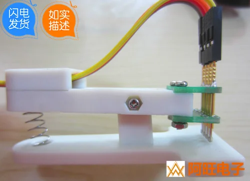 Фиксатор для отладки и скачивания зажима сжигания на весну 2 54 мм-4P STM32 STC 4 фута |