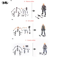 joytoy 118 action figure unassembled not colored model kit soldier figures diy collection toys free shipping