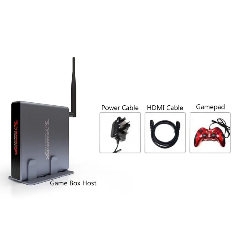 

4K H DMI TV Gaming Edition Host 3DVideo Game Console Machine Build-In 2323 Free Game with WIFI Support All Game Emulator