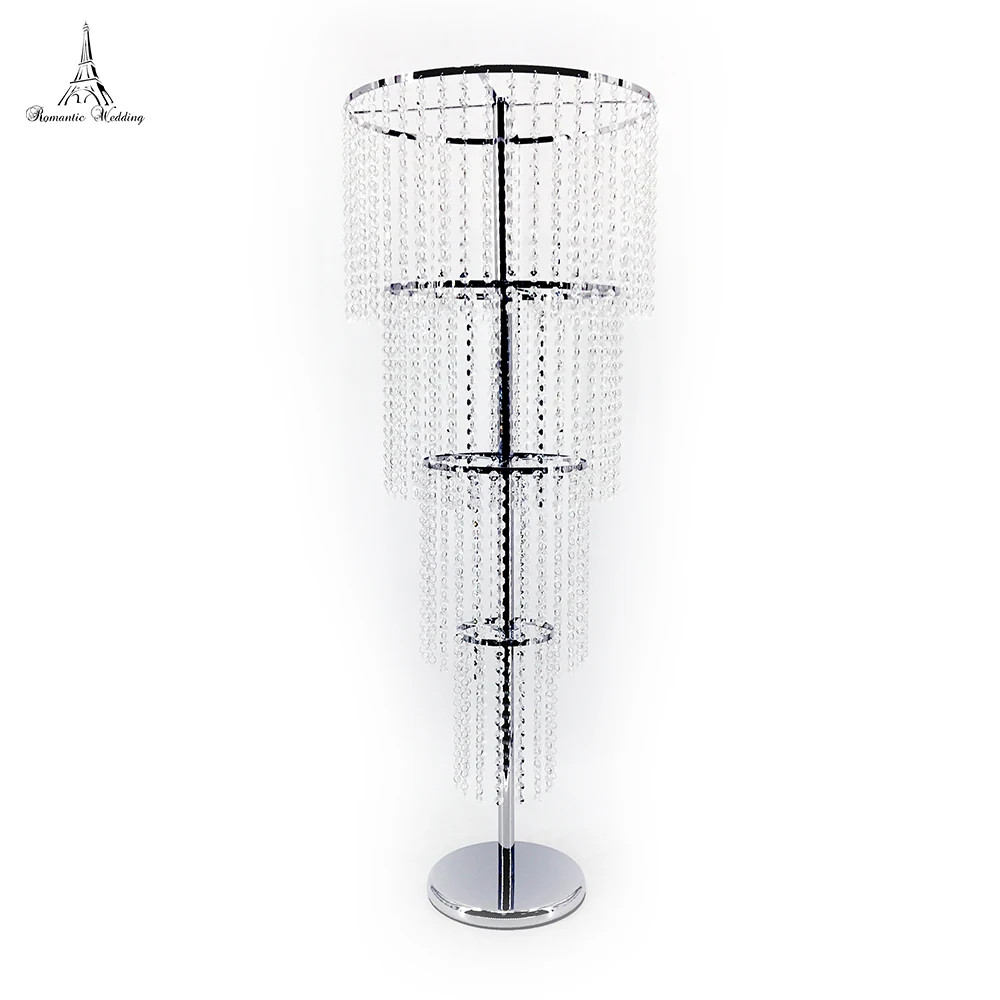 Романтический свадебный металлическая подставка для цветов в рулоне с 4 слоя