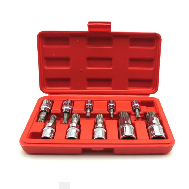 Набор гаечных ключей с шестигранными втулками 10 шт. набор тройных квадратных