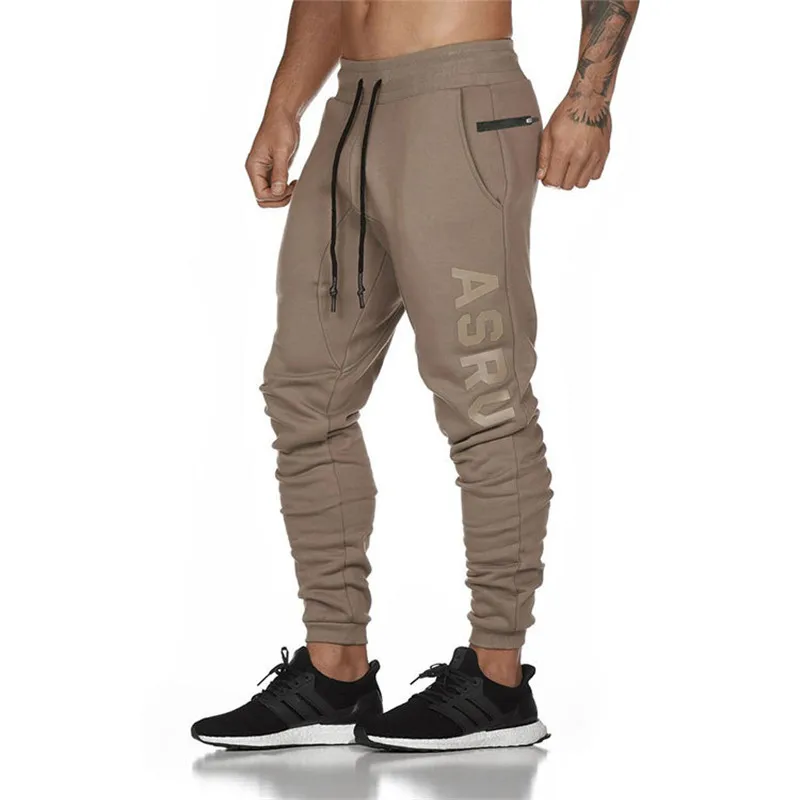 Весна Осень 2019 новые высококачественные мужские спортивные штаны обтягивающие
