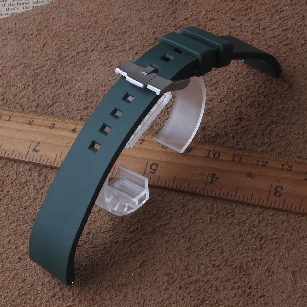 Мягкие силиконовые ремешки для часов сменный спортивный ремешок 20 мм 22