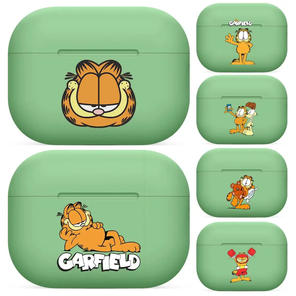 

cartoon funny cat For Airpods pro 3 case Protective Bluetooth Wireless Earphone Cover Air Pods airpod case air pod cases green 1