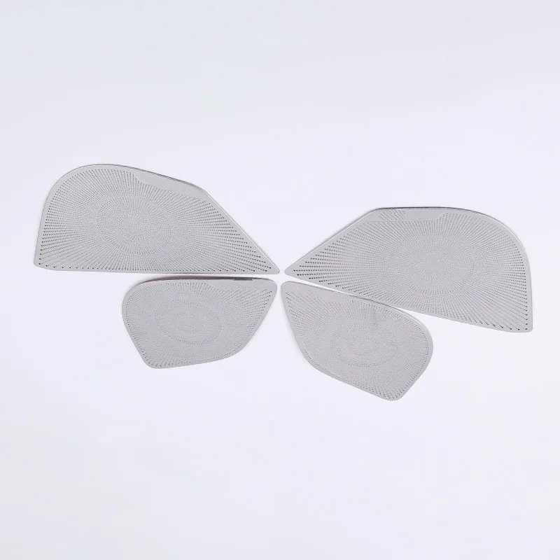 

Высокое качество нержавеющей стали, Нержавеющая сталь для Toyota C-HR 2018-2020 автомобиля Динамик крышка ДНА двери Аудио Звуковая рамка чехол Аксе...