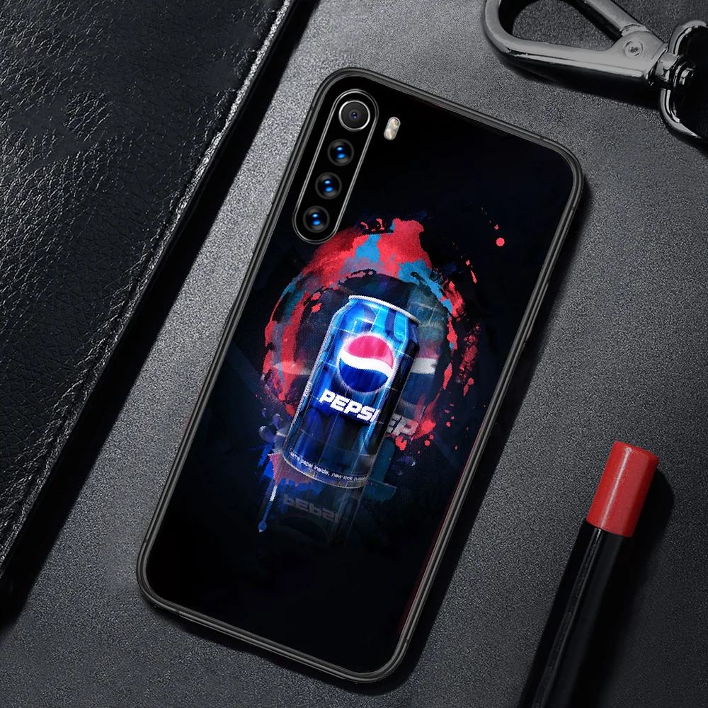 

Pepsi-Cola Phone Case For Xiaomi Redmi Note 7 8 8T 9 9S 4X 7 7A 9A K30 Pro Ultra black Back Soft Etui Pretty Prime Trend Hoesjes