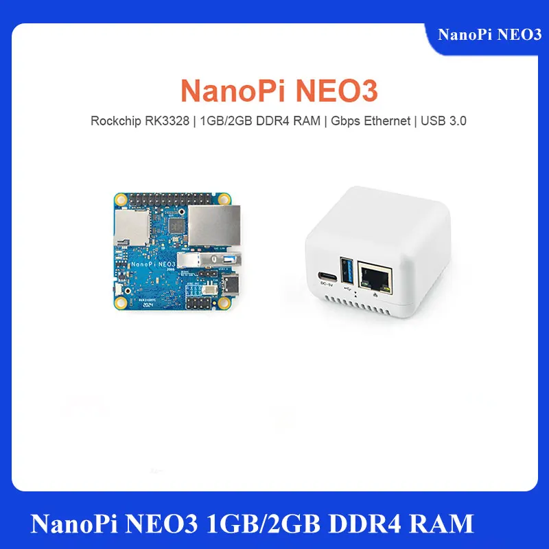 NanoPi M4 2GB/M2V2 металлический корпус с чпу комбинированный Rockchip FriendlyELEC RK3399 SoC 2 4G & 5G