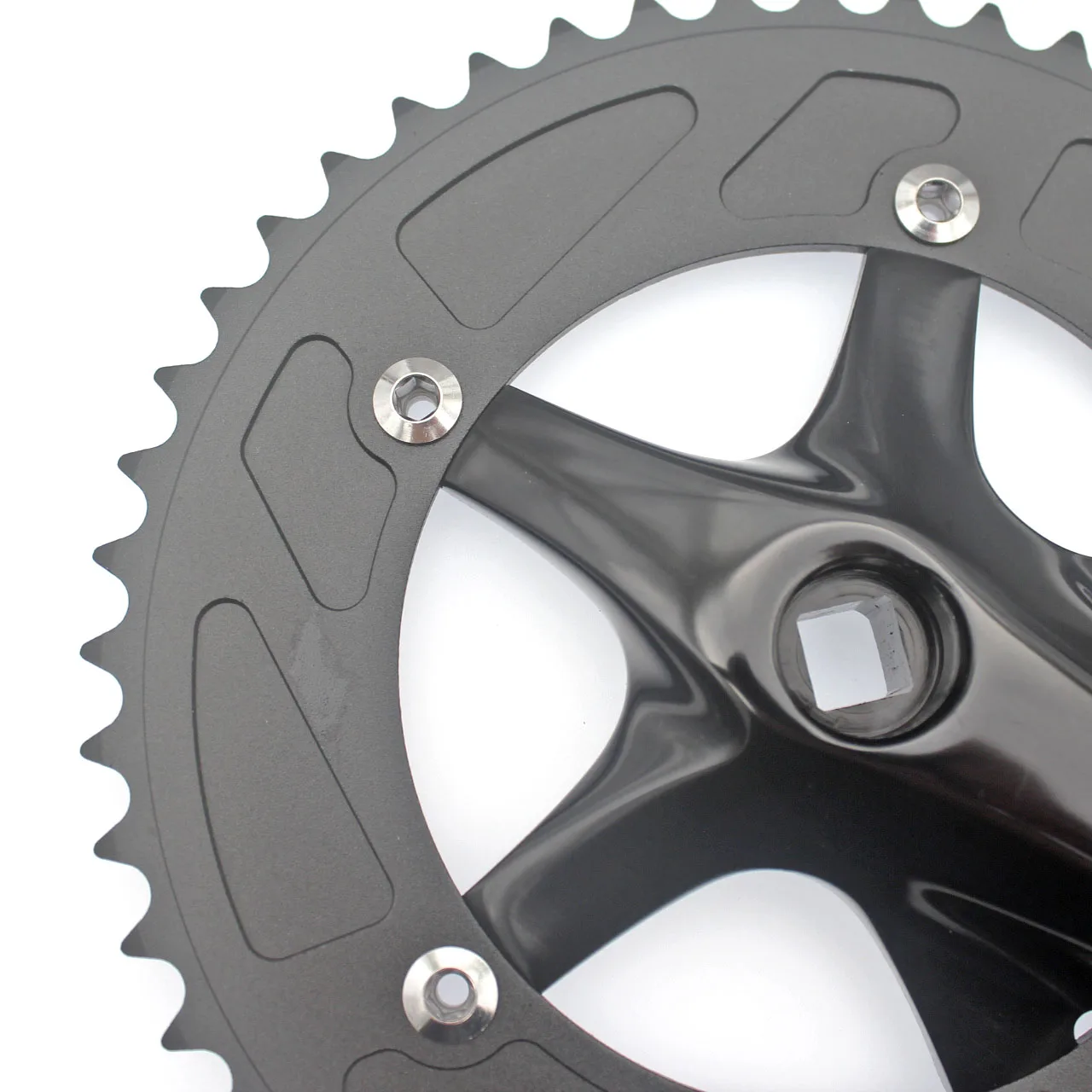 48T шоссейный велосипед Кривошип с одной скоростью фиксированная Шестерня для