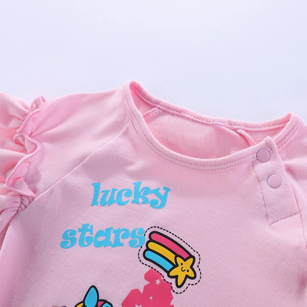 LittleSpring/платье для маленьких девочек Платье с оборками в виде единорога без