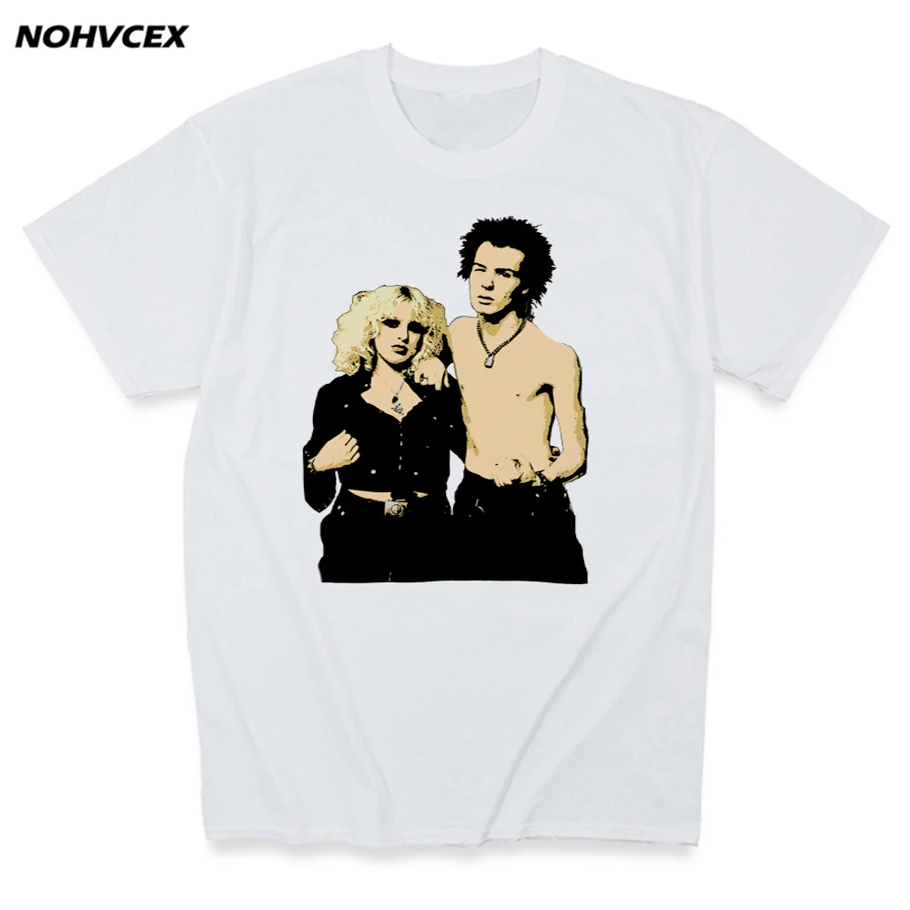 СИД порочный принт футболка мужские летние пистолеты топы футболки Мужской