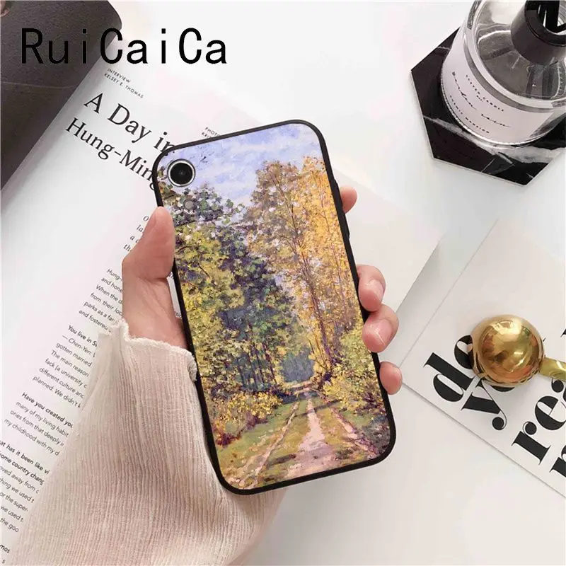 Ruicaica Claude Monet Impressionism Painter Luxury Unique Design PhoneCase for iPhone 8 7 6 6S X XS MAX 5 5S SE XR 11 Pro Max | Мобильные