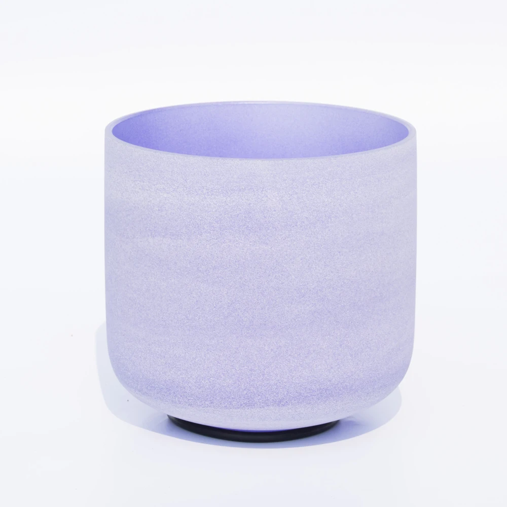 12 дюймов Note B корона чакра светильник-фиолетовая Чакра кварцевый кристалл поющая