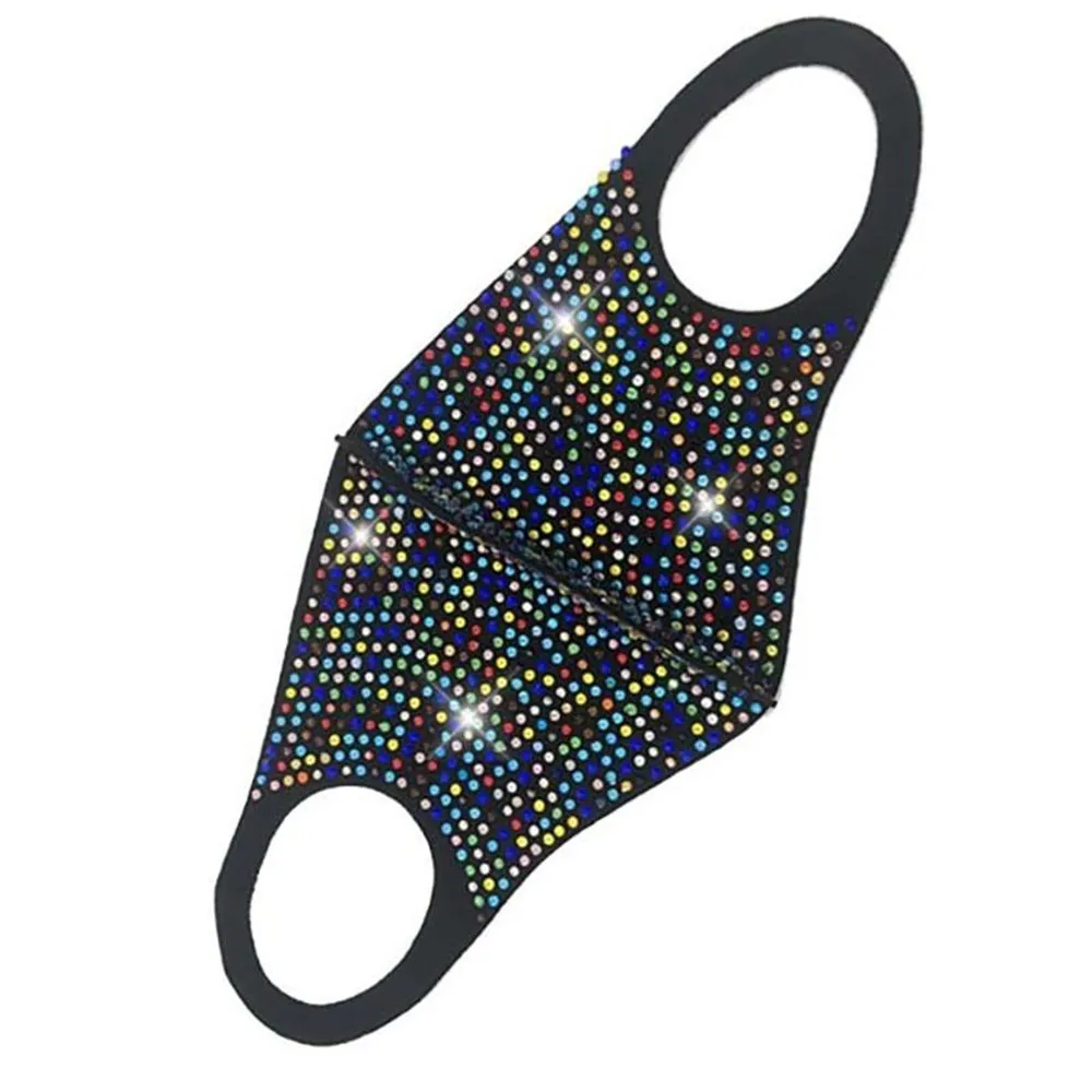 

2020 Trendy Shiny Crystal Face Mask Women for Female Vintage Fishing Net Popular Party Nightclub Jewelry Gift