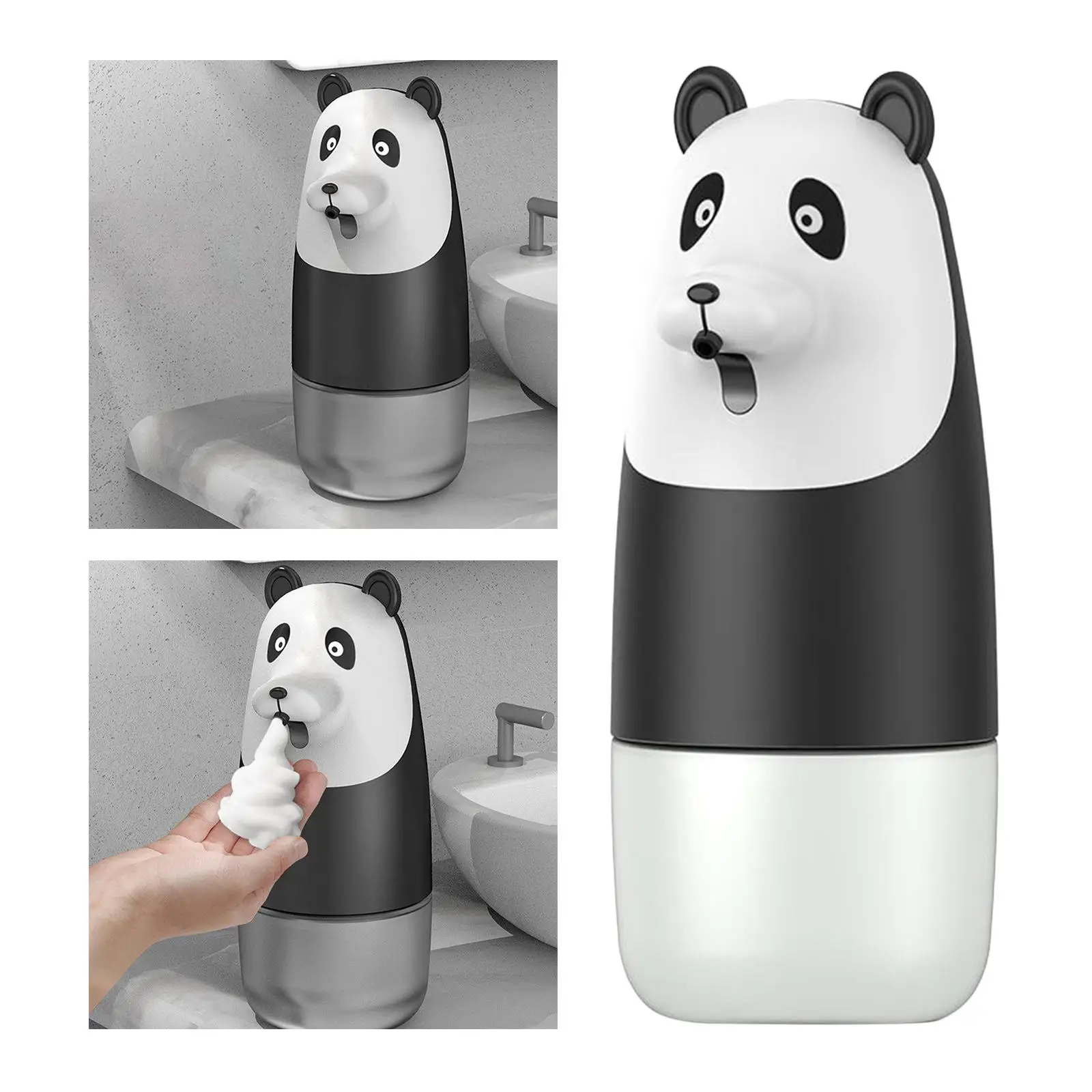 

280ml Cartoon Touchless Automatic Soap Dispenser Infrared Auto Foaming Dispensers Hand Washing for Bathroom Kitchen