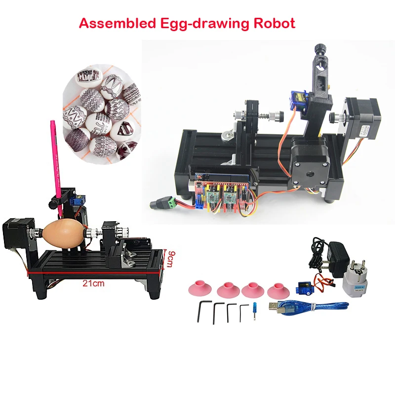 Сборный робот для рисования яиц Шариковая машина игрушки творчества USB