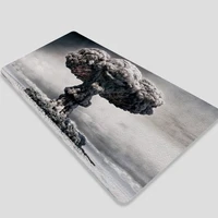 art explosion mushroom cloud painting full size mouse pad mushroom moire mouse pad gaming accessories