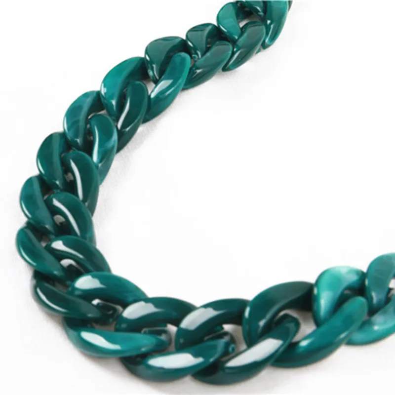 Цепочка из смолы в виде рыбьей кости цепочка акрила для сумок ремешок на плечо