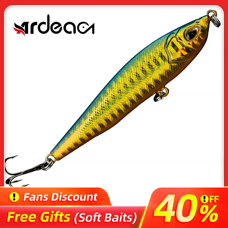 

Ardea Stickbait Pencil 65mm/80mm 7g/13g Long Casting Sinking Lure Hard Minnow Plastic Bait Vibrations Wobblers Swimbait