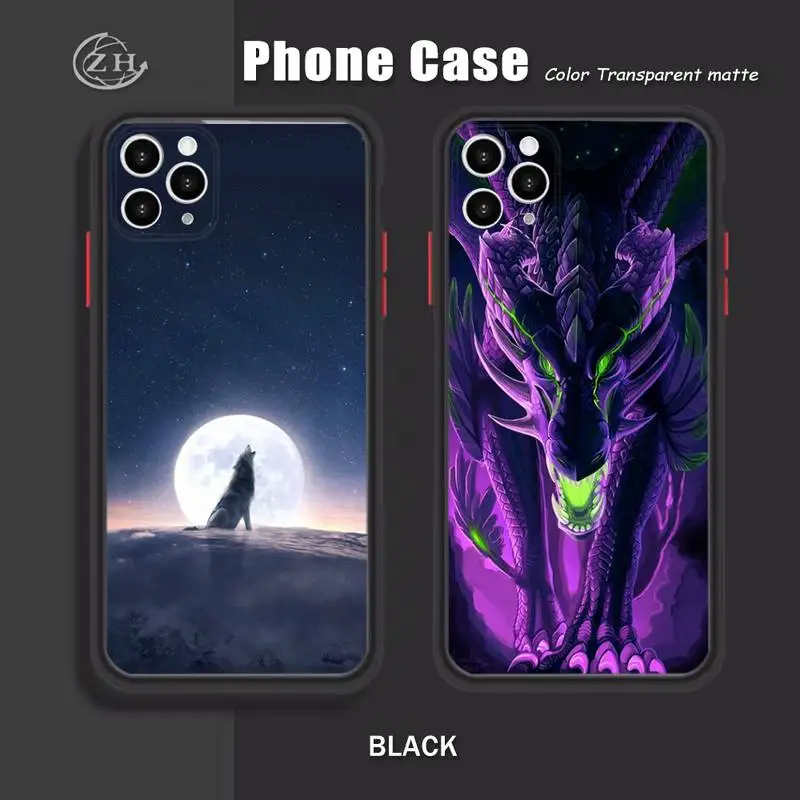 Тотем волка Чехол для мобильного телефона iPhone 12 11 Pro Max X XR XS макс 7 8 плюс мягкий