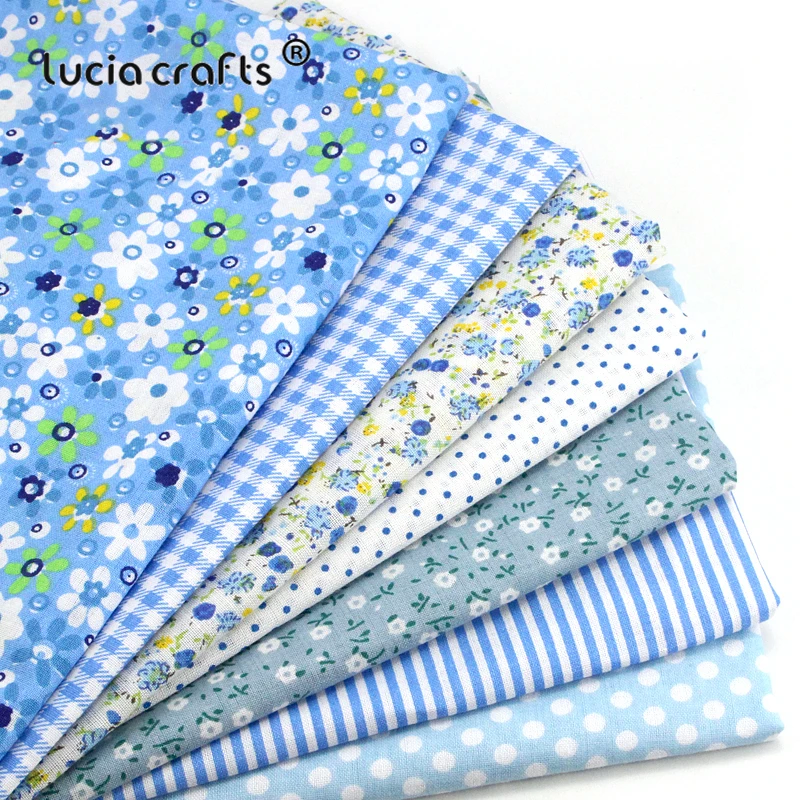 Lucia crafts 50*50 см хлопчатобумажные ткани с принтом стеганые для лоскутного шитья