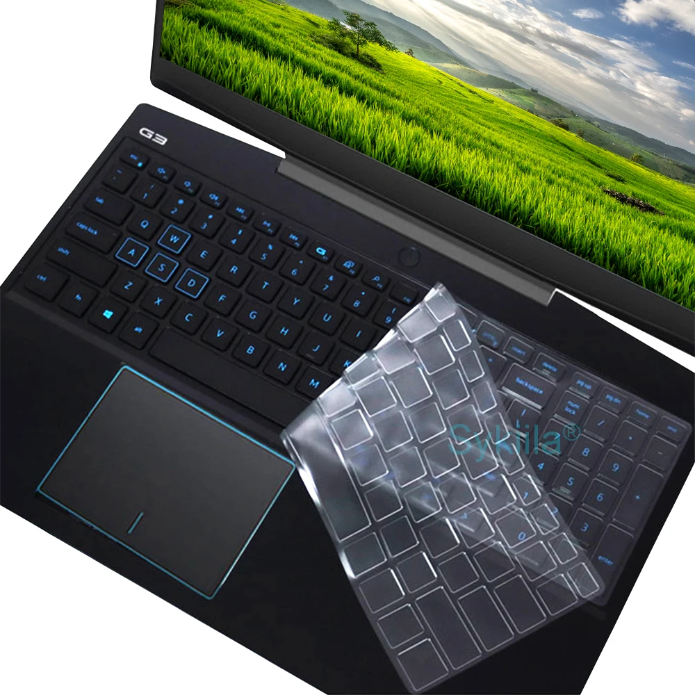 keyboard cover for dell g3 g5 g7 g15 gaming se pro 15 17 laptop protector skin case silicon 3500 3579 3590 3779 5590 5500 5587 free global shipping