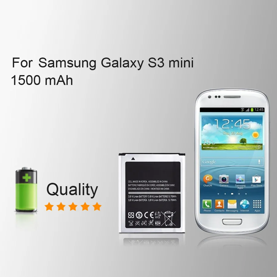 Новинка 2019 100% оригинал KHP EB L1M7FLU батарея для телефона samsung Galaxy S3 Mini i8190 i8160 сменная