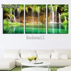 3 шт., алмазная живопись, водопад, пейзаж, Триптих, 5D, алмазная вышивка, картины, стразы TT2470