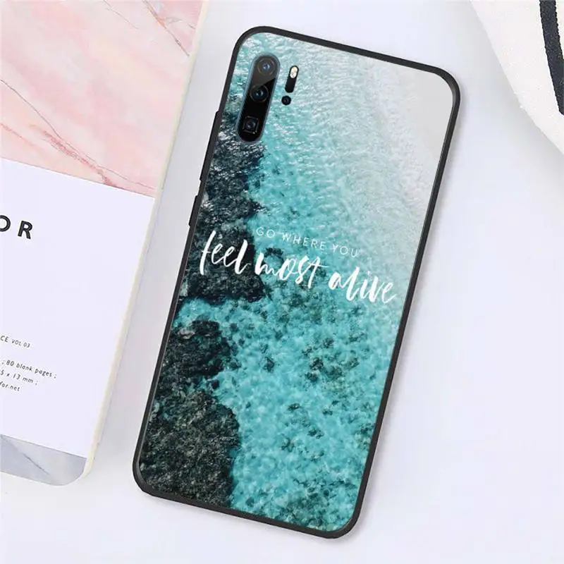 

Letter Travel mountain road Phone Case For Huawei honor Mate P 10 20 30 40 Pro 10i 9 10 20 8x Lite Y91C V17 6.38 6.44