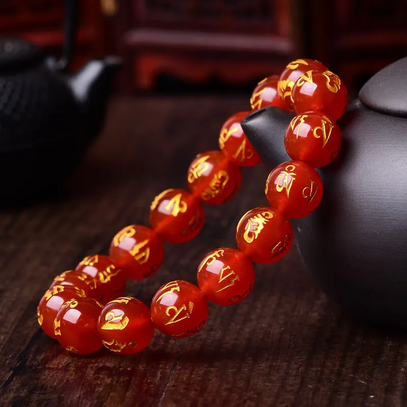 

Лидер продаж, браслет из бусин Будды красного цвета, очаровательные украшения, женский браслет ручной работы для женщин и мужчин, модные аксессуары