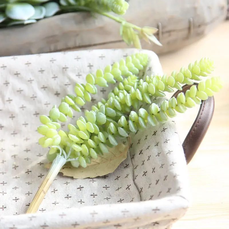 Искусственные растения с 6 головками яркие для сада бонсай рабочего стола