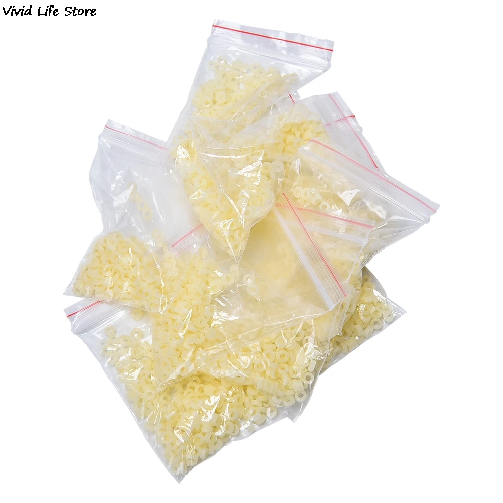 New 2500PCS=10bags Red/Yellow Fishing Accessories Fish Tackle Rubber Bands For Bloodworm Bait Granulator | Спорт и развлечения
