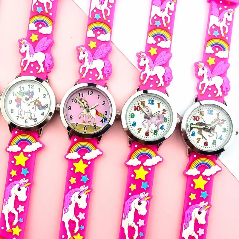 Детские для девочек мальчиков студентов Радужный Единорог динозавр красочные