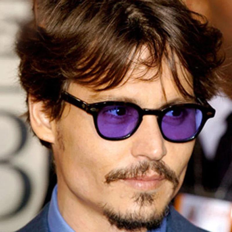 Модные круглые солнцезащитные очки в стиле Джонни Depp брендовые дизайнерские