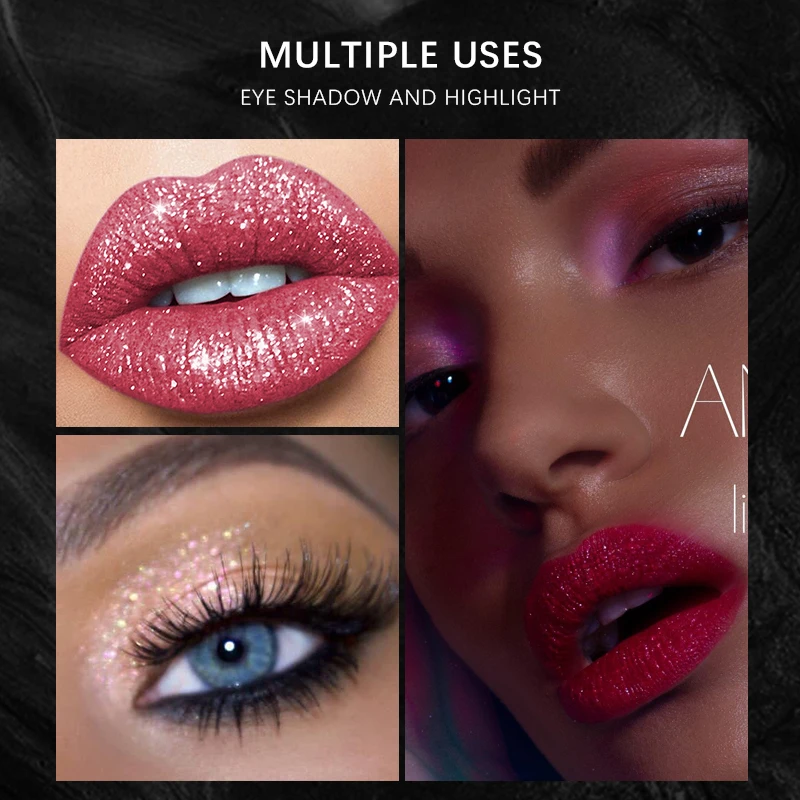 12 шт./компл. металлическая Помада для губ Макияж Хэллоуина подарок стойкий