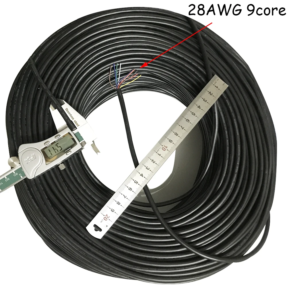 2 ядерный 3 провод 4 5 6 7 8 9 10 контактный компьютерный 28AWG UL2464 канальный аудиокабель