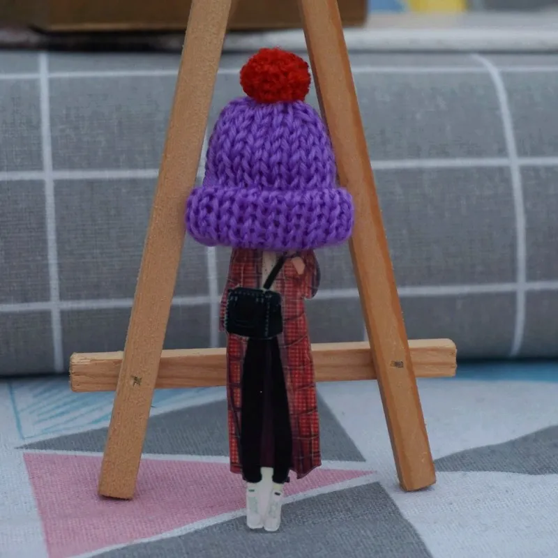 Женская Милая брошь, шерсть, шляпа, значки, броши на булавке, модные броши для женщин, стиль Харадзюку, значки на булавке, подарки, Прямая поставка