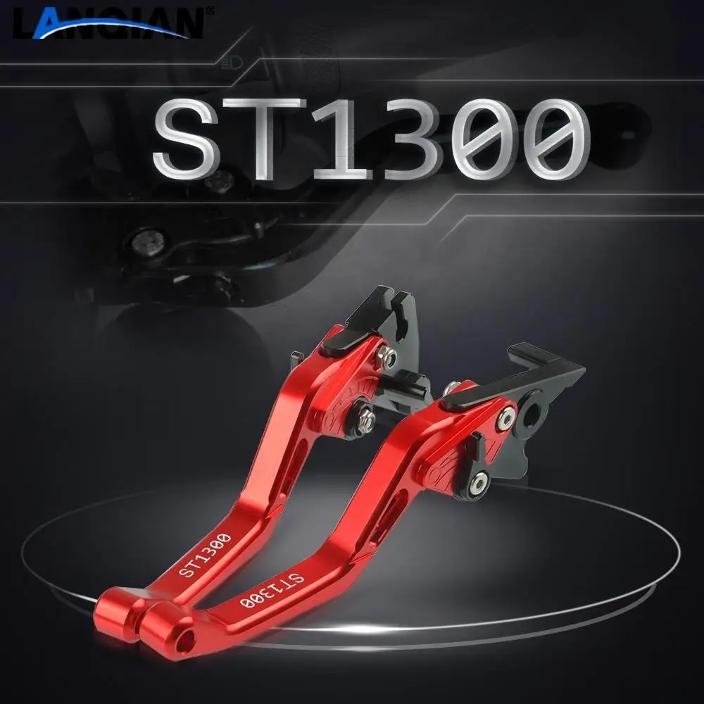 

For Honda ST1300 ST1300A Motorcycle Short CNC Adjustable Brake Clutch Levers ST 1300A 2003-2007 ST1300 2003-2012 Accessories