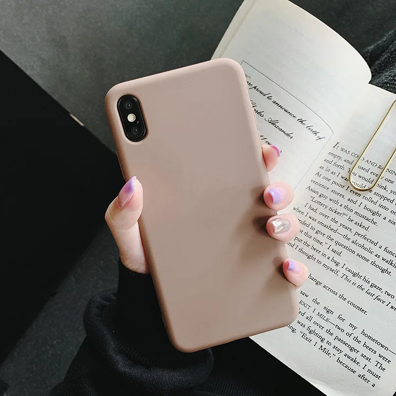 

Simple Silicone ins Case For iphone 11 12 Pro X XR XS Max 8 7 6 Plus For Girls