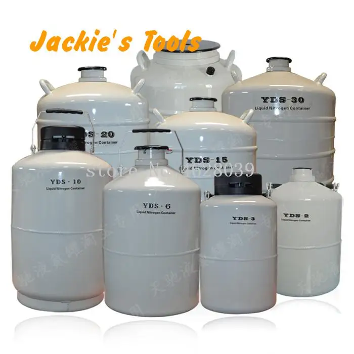 Buy 6L Liquid Nitrogen LN2 Storage Tank Static Cryogenic Container with Straps Top Quality on