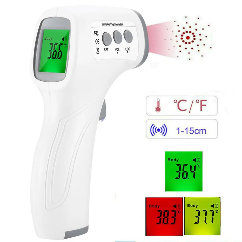 Бесконтактный инфракрасный инструмент для измерения температуры тела ABS
