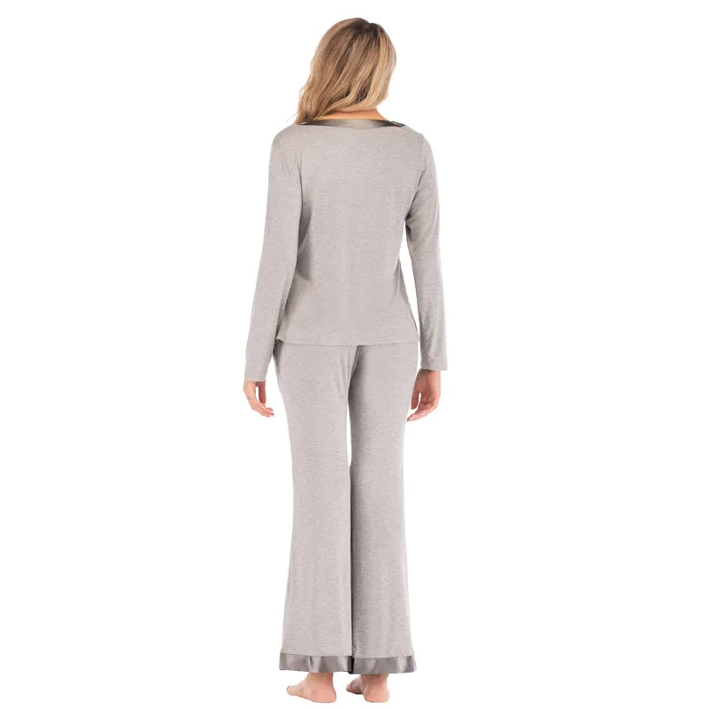 Пижамы для девочек домашняя одежда женские черные пижамы комплекты Милая Ночная