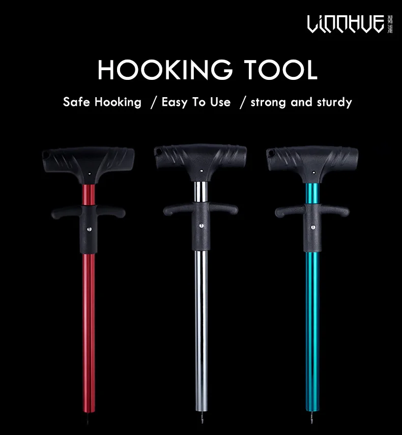 Легкий рыболовный крючок из алюминиевого сплава съемное устройство облегченная