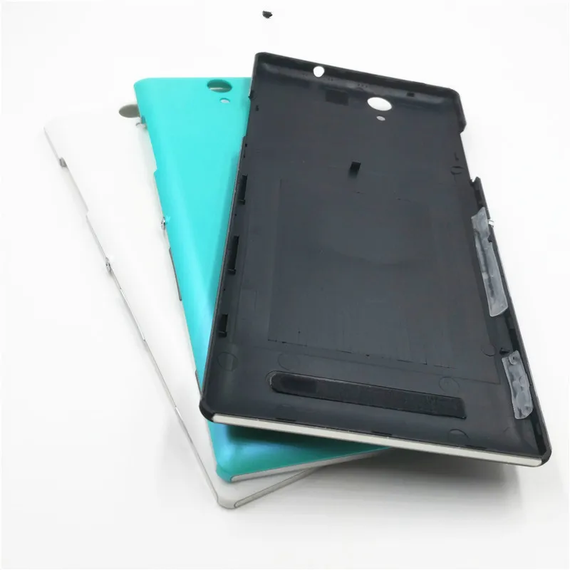 

New Back Battery Cover For Sony Xperia C3 S55T S55U D2533 Rear Battery Cover Housing Back Door Case With Power Button