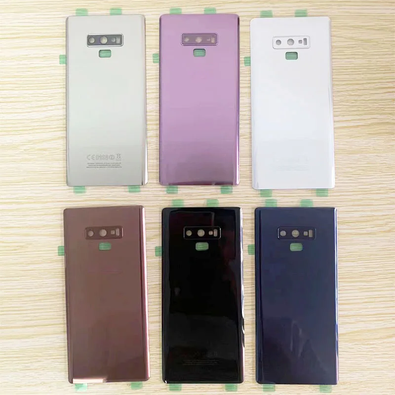 Новое заднее стекло Note9 для Samsung Galaxy Note 9 N960 N960F Крышка батарейного отсека Корпус с